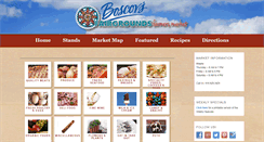 Desktop Screenshot of fairgroundsfarmersmarket.com